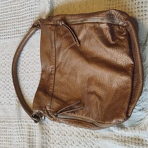 Bueno Shoulder Bag Manmade Shimmery Tasseled Worn
